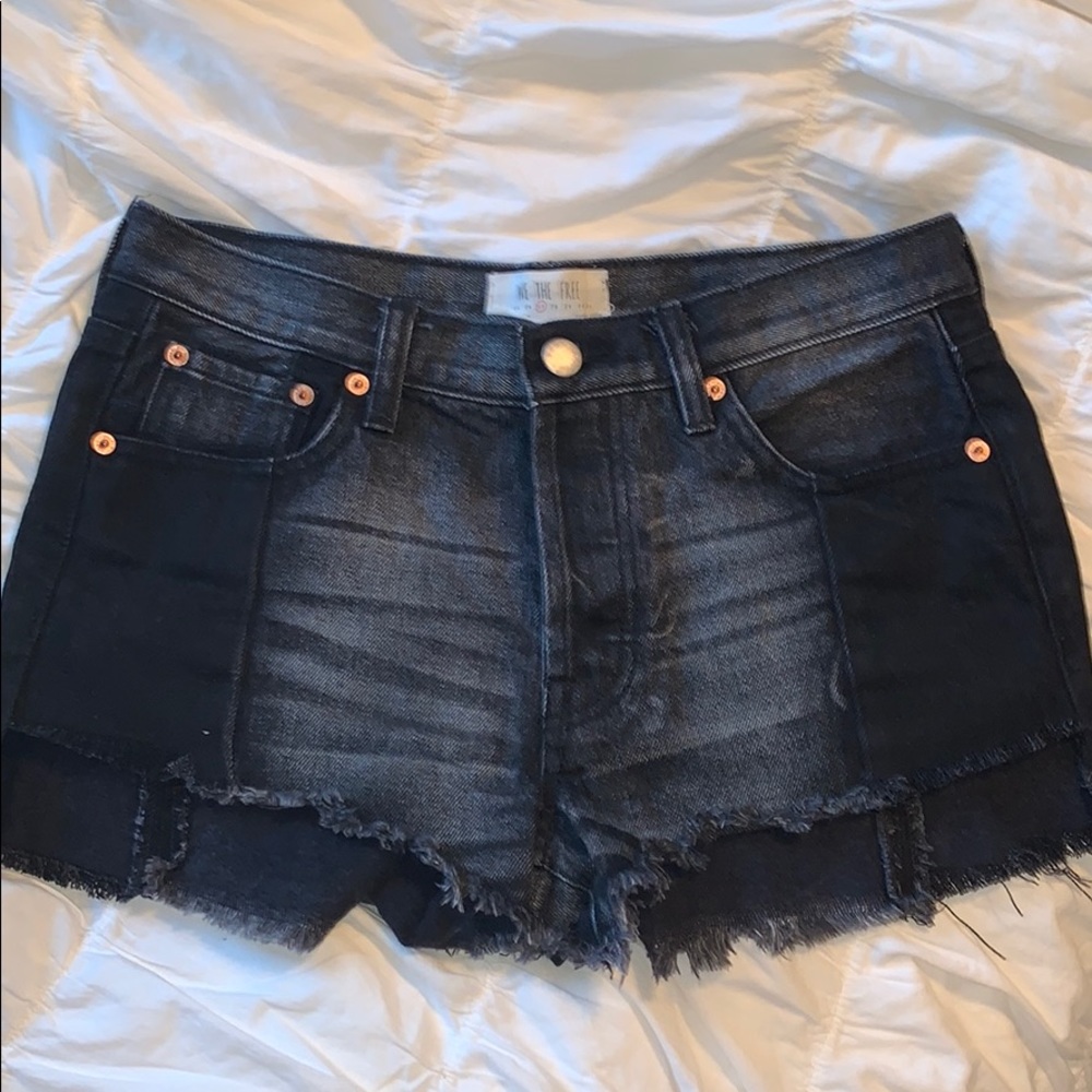 Free People We the Free size 27 high waist shorts